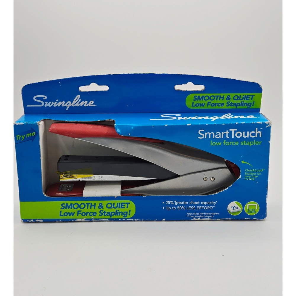 2013 Swingline SmartTouch Low Force Stapler 25 Sheet Capacity 66502B-54 NIP